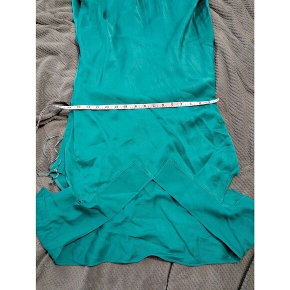 Ted Baker London Women's Size 4 Cap Sleeve Turquoise Blue Maxi Dress Gown Evenin - Picture 7 of 8